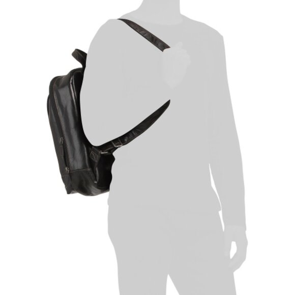 JACK GEORGES Buffalo Leather Voyager Professional Backpack - Picture 6 of 6